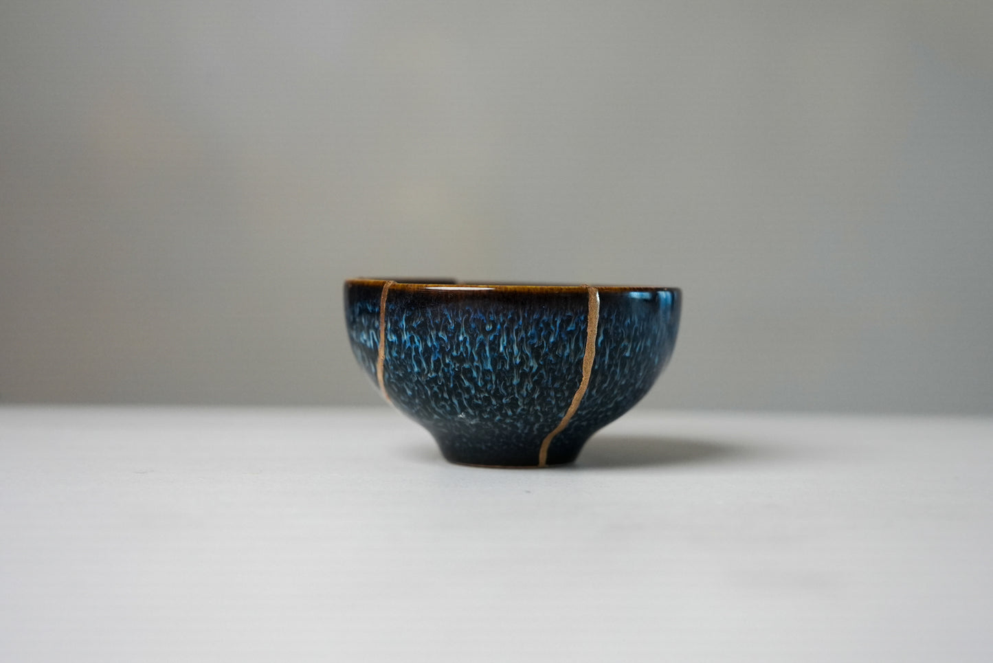Cobalt Blue Kintsugi Bowl
