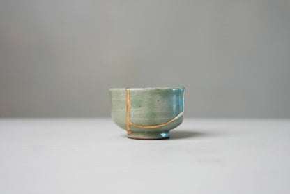 Small Light Green Kintsugi Bowl