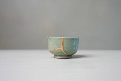 Small Light Green Kintsugi Bowl